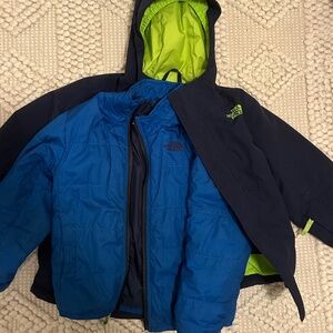 Kids Northface Jacket + Rain/Snow Shell